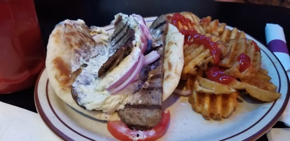 Open Face Steak Sand